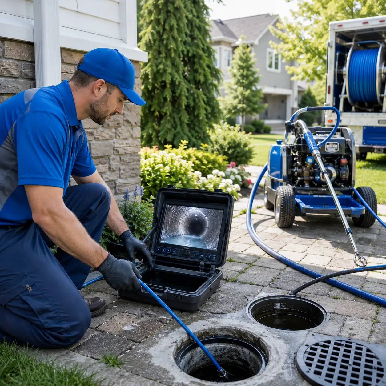 Outdoor drain cleaning professionals serving Shirley, IN
