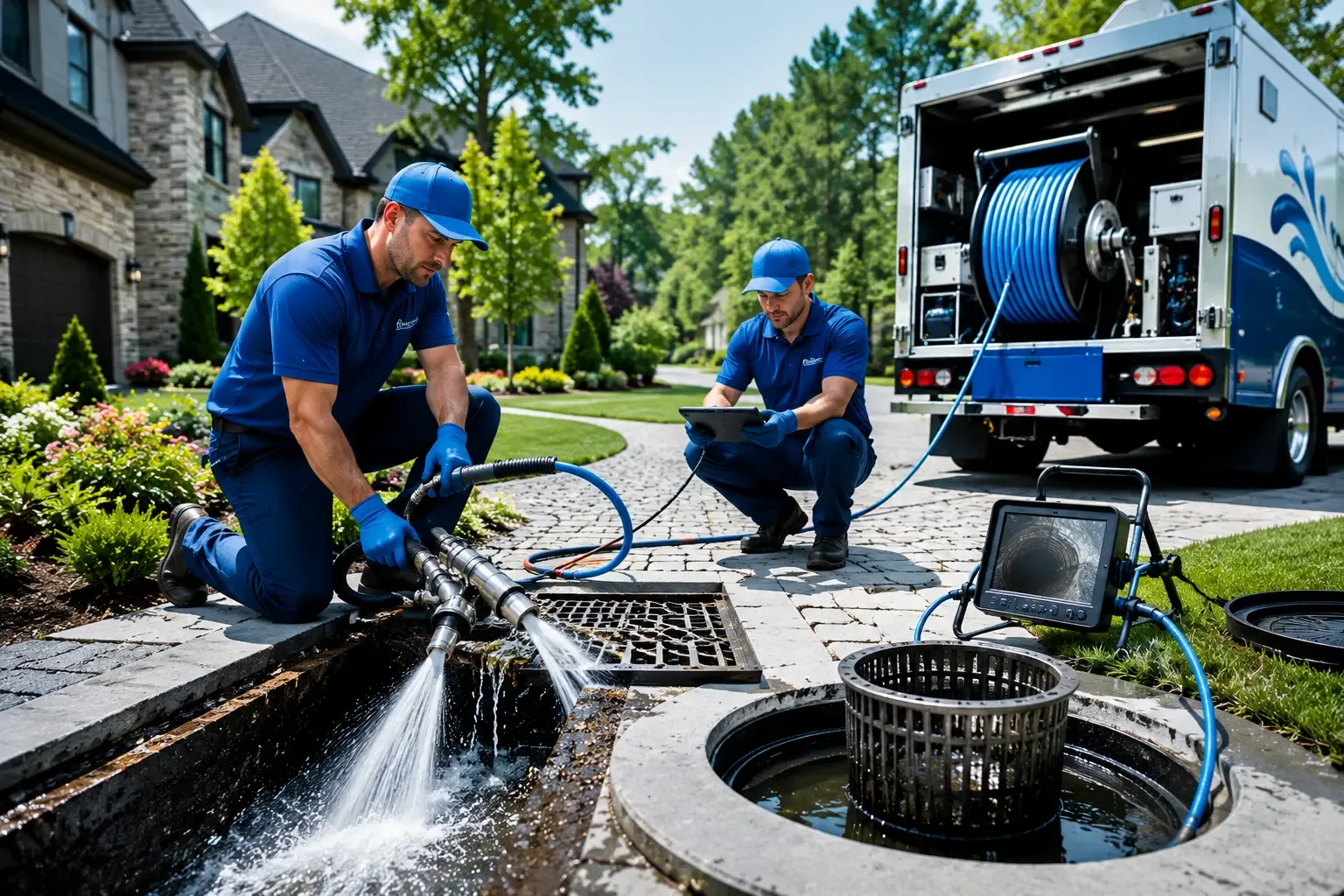 Local outdoor drain cleaning professionals in Shirley, IN